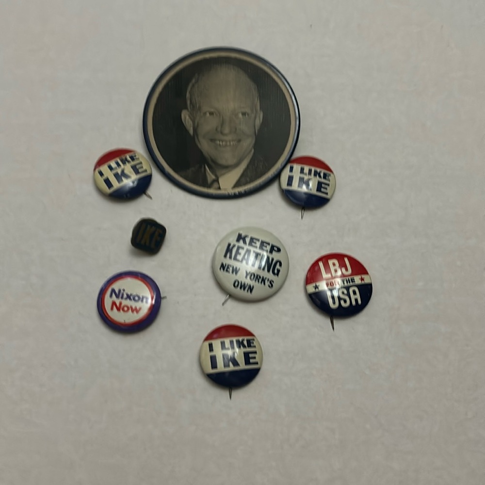 Vintage election pins